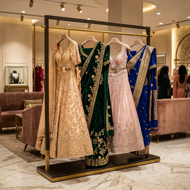 luxury lehenga rental South Bangalore